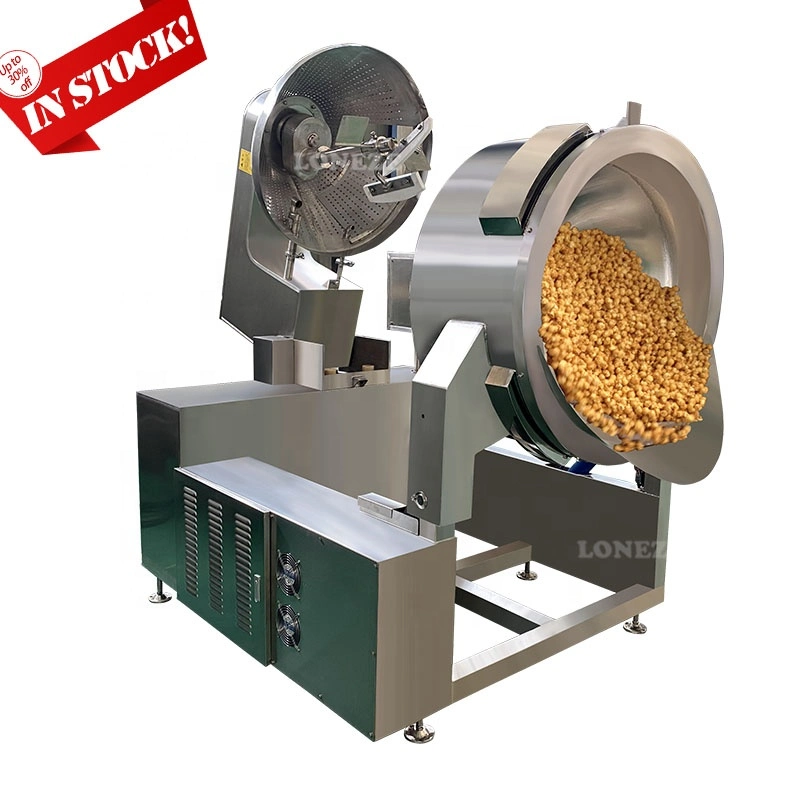 Large Capacity Industrial Automatic Caramel Popcorn Making Machine for Sale