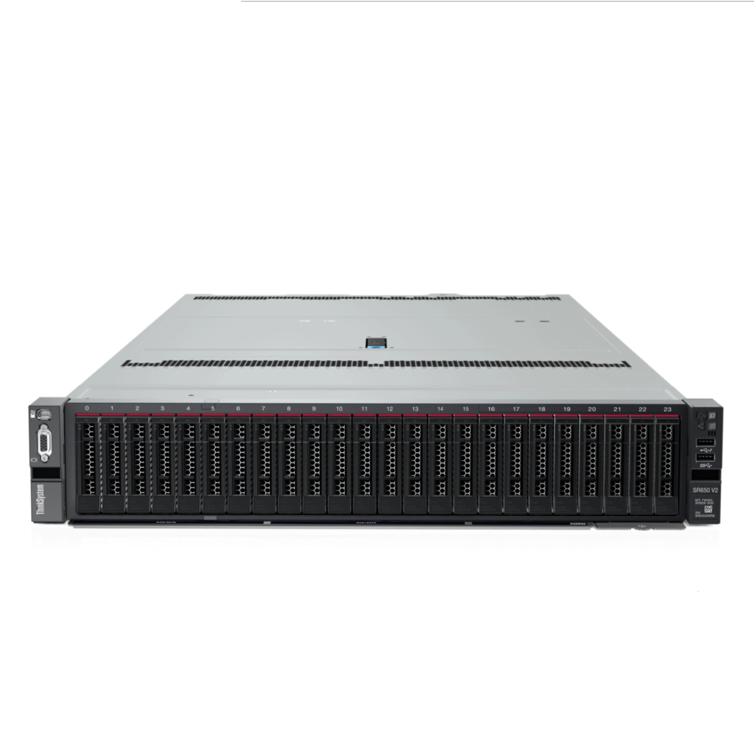 Die neue Serie Lenovo ThinkSystem SR650 V2 Server 2U Rack Unterstützt bis zu 32 DDR4 Speichersteckplätze für