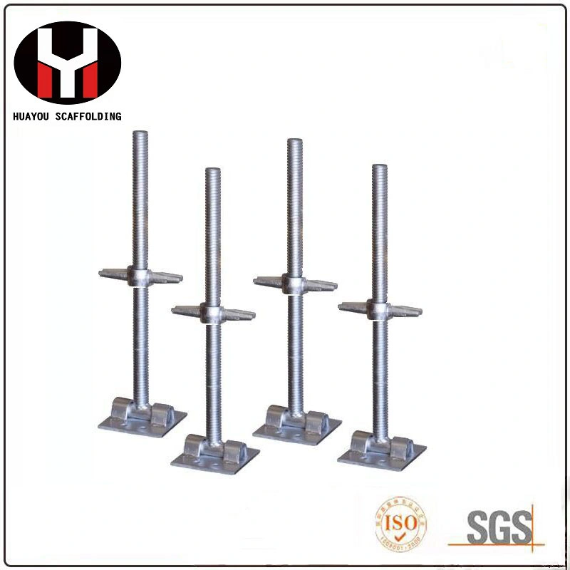 China Supplier Scaffolding Construction Adjustable Jack Base for Scaffold Frame System