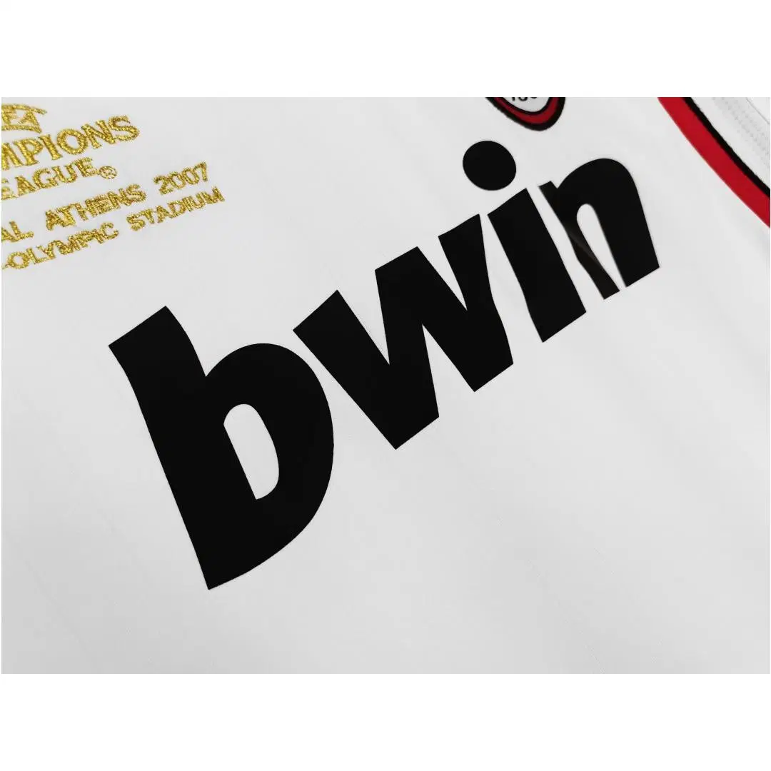 2006-07 AC Mailand Auswärtssaison Retro Spielerversion Fußball Trikot