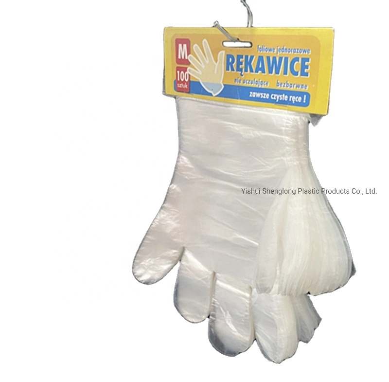 Household Food Glove Polythene Gloves HDPE Glove