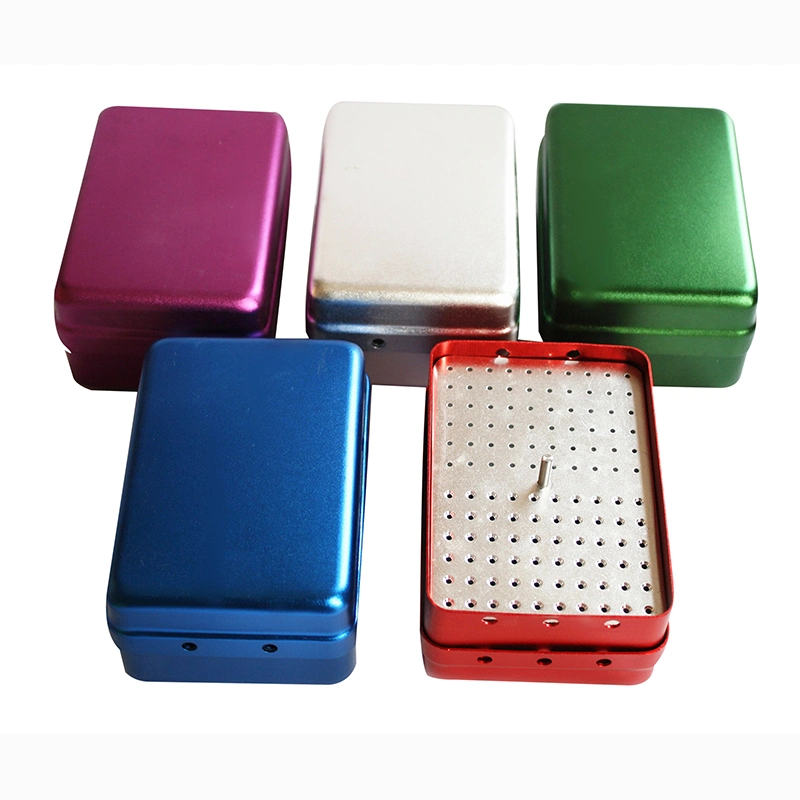 LK-P37 B006 Colorful Dental Bur Disinfection Box Holder Autoclable