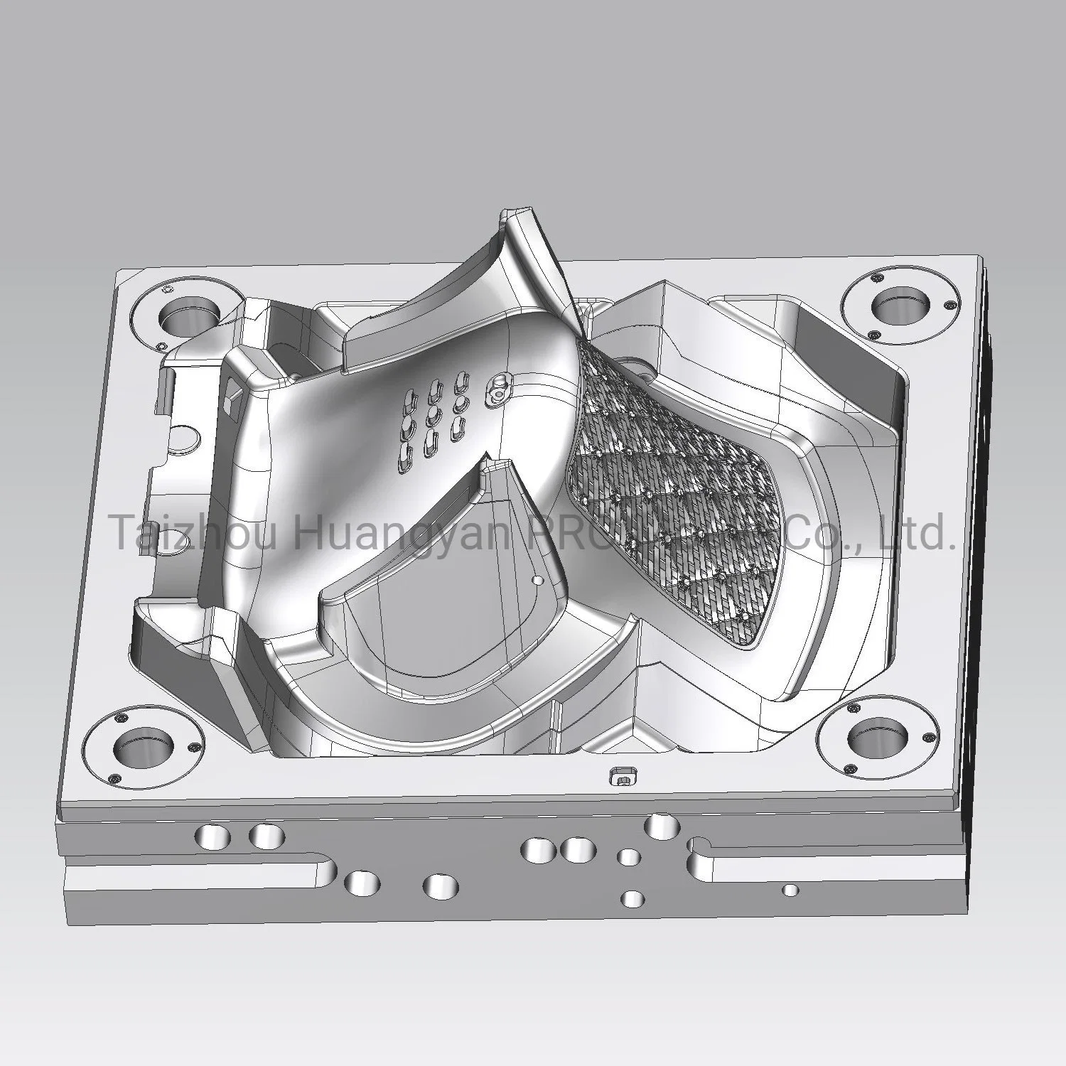 New Design Hot Sell Plastic Injection Furniture Small Baby Kids Children Steel Aluminum Back Insert Changeable Pipe Chair Template Mould