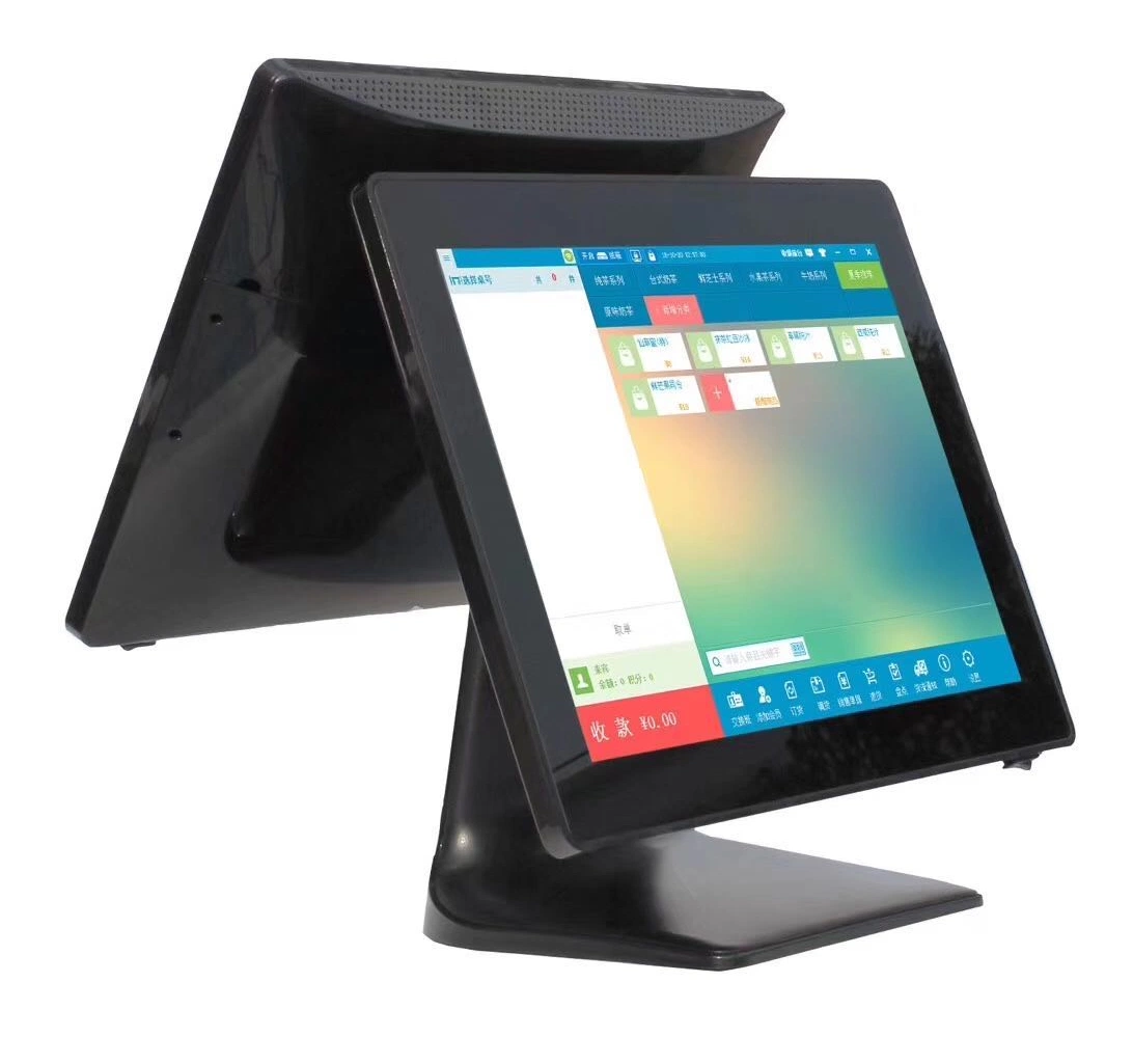 Dual Touch Screen Cash Register 15 Inch POS Terminal