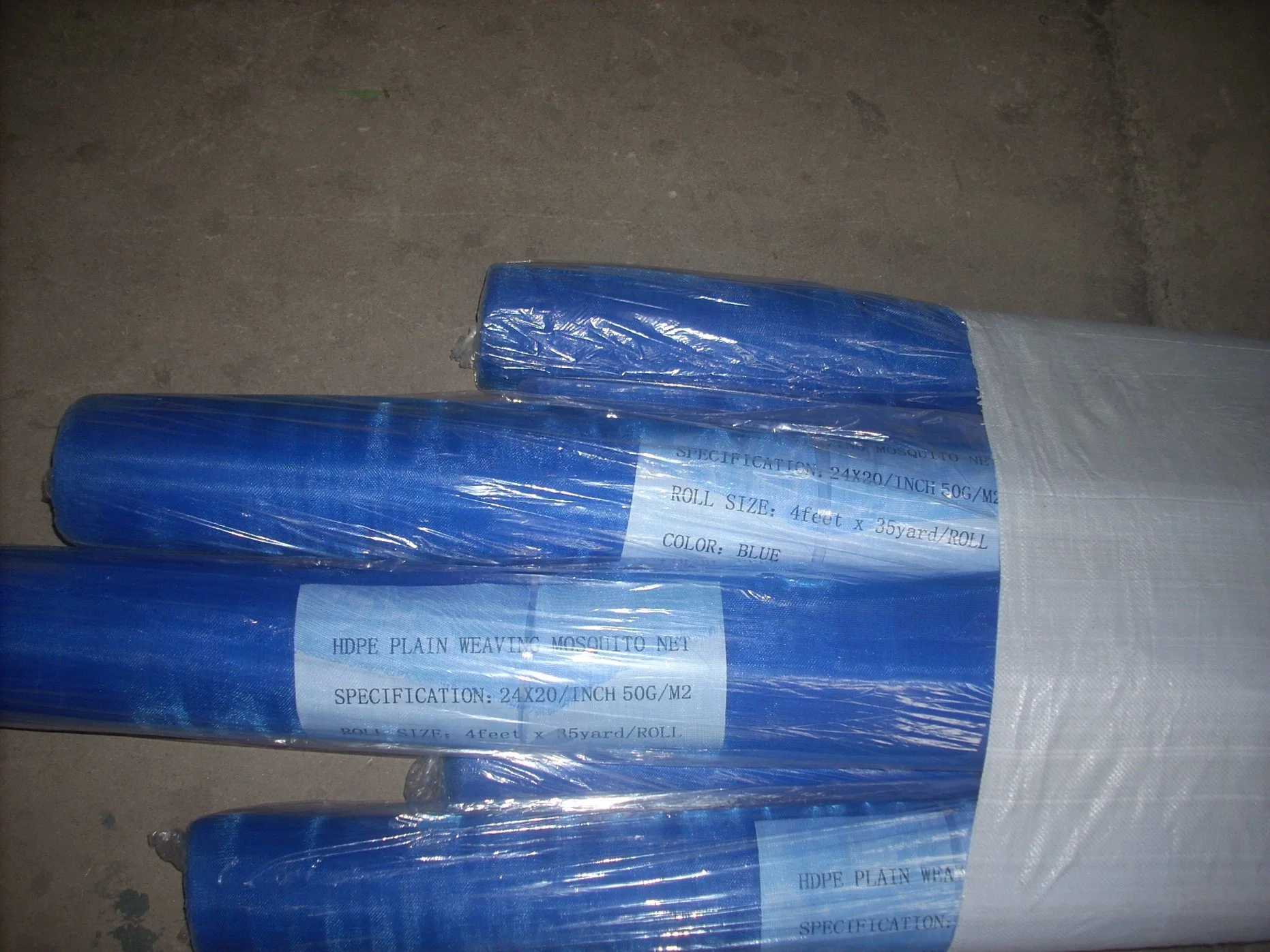 HDPE Mono Filament Yarn Anti Insect Net 24X20/Inch 50GSM