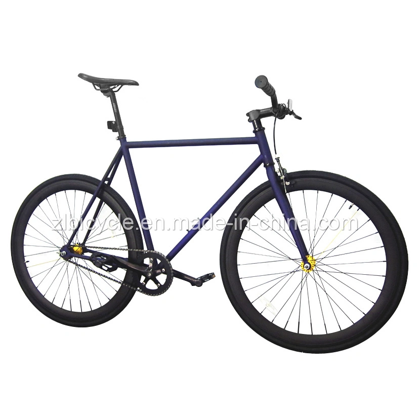 700c Black Color Hi-Ten Frame Fixed Gear Bike