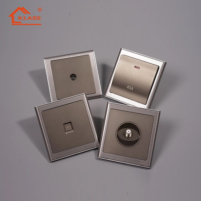 Color Optional Releasable Control Button Gang Switch Electric Wall Switch