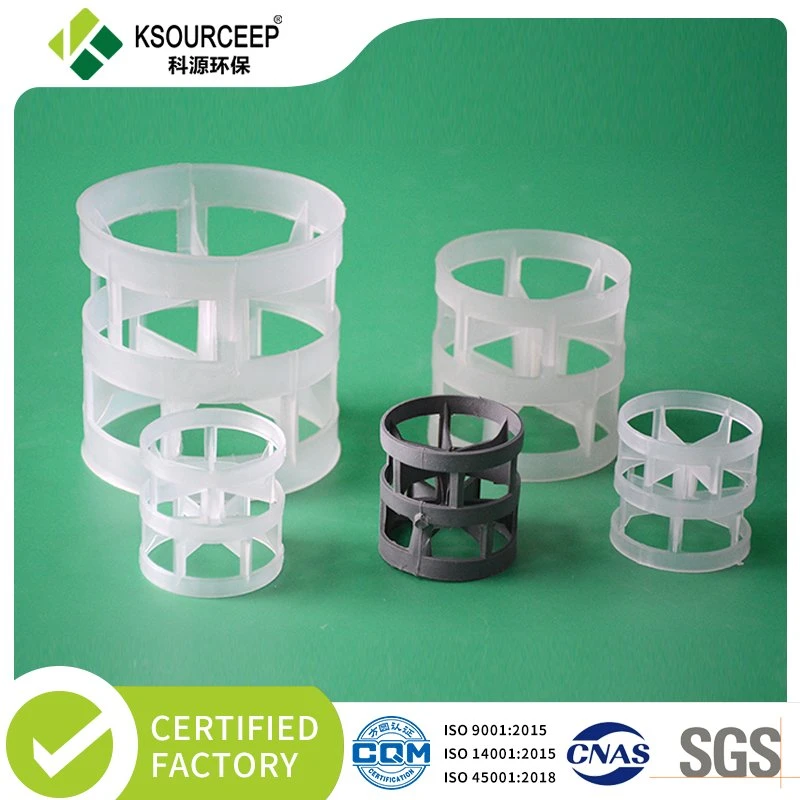 Kunststoff-Flexiring 25mm CPVC Pall Ring für die Abwasserbehandlung