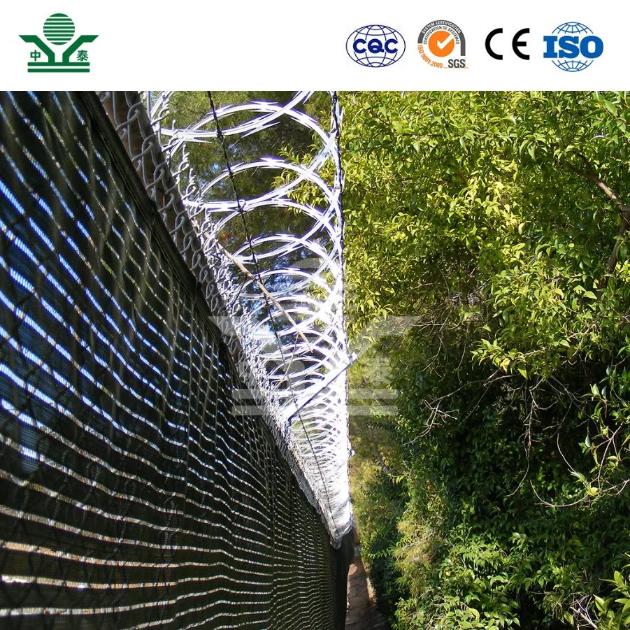 Zhongtai Barbed Wire China Manufacturing 300mm Coil Diameter Y Shaped Fence with Barbed Wire