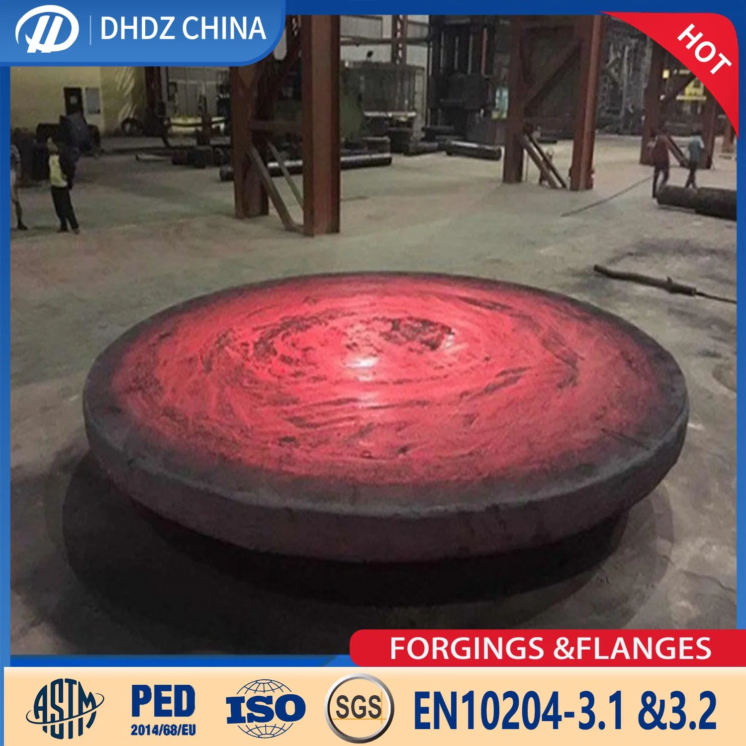 Gear Blanks Forged Round Metal Steel Disc Forging Customized Disc Forged