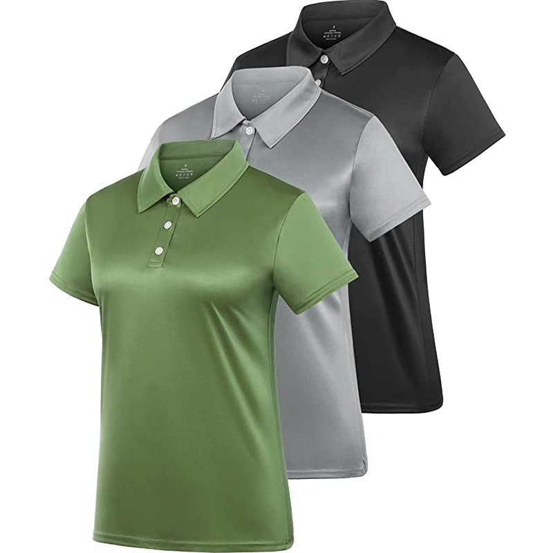 Женская рубашка-поло для гольфа с эффектом белого цвета