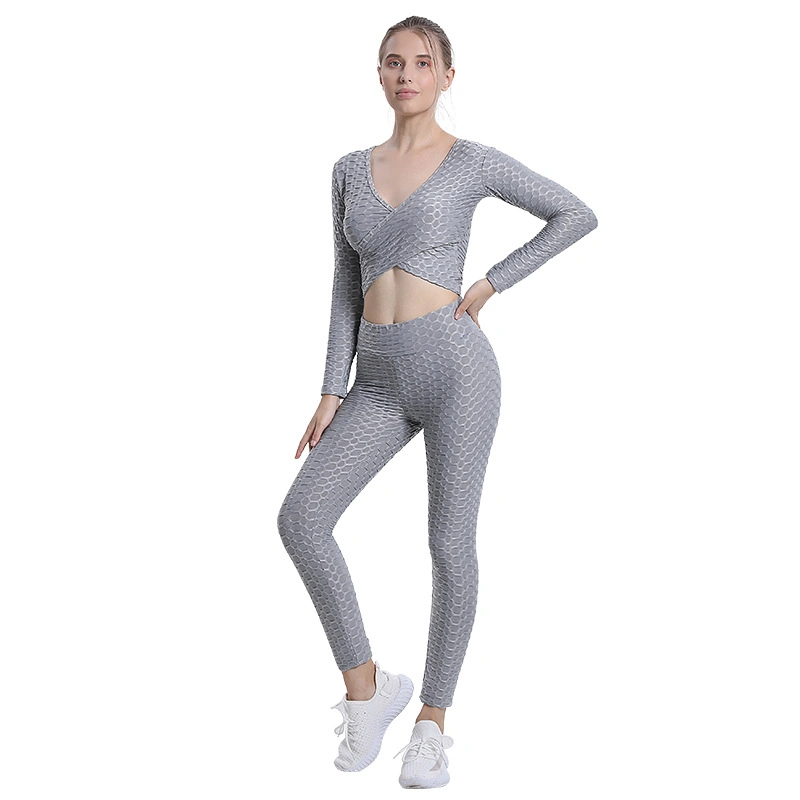 Yoga Wear Women Hooded Top Pants Sports Yoga Suit Running Yoga Fitness Wear