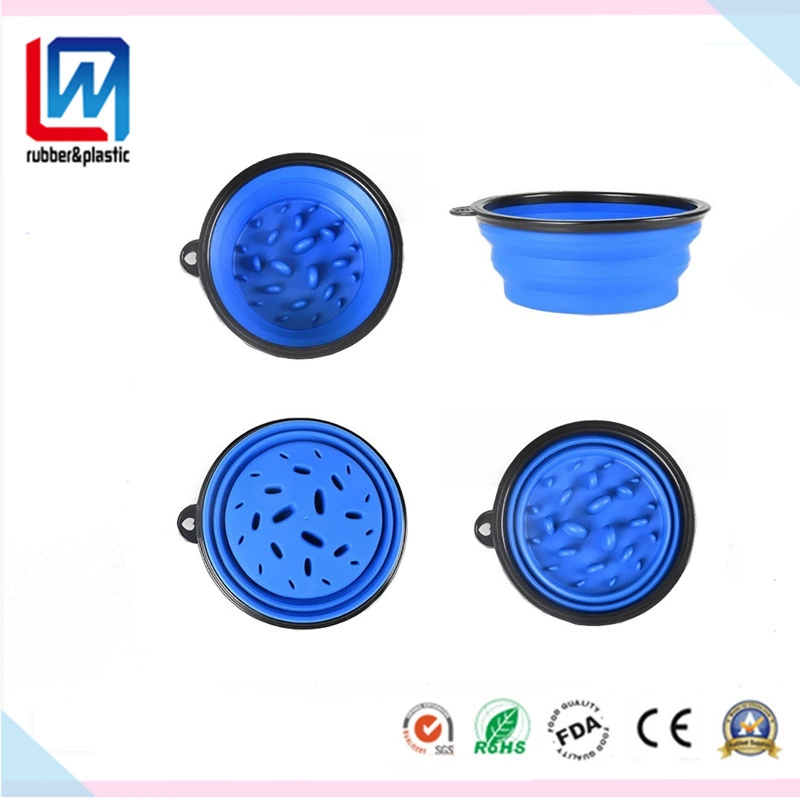 TPE PE PP Silicone Pet Food Water Bowl for Pet Cat Dog