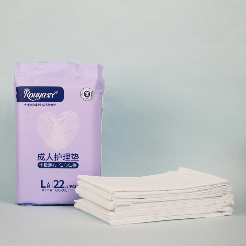 2021 China White Customization 5 Layer Disposable Underpad Adult Under Pad