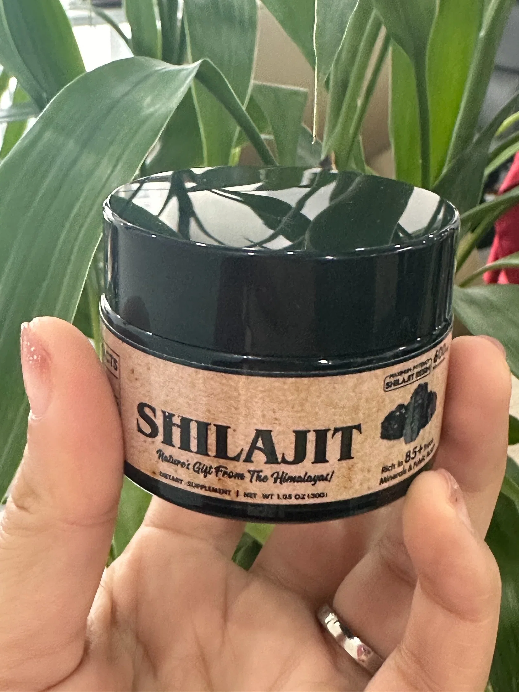 100% puro Himalayan Orgánico puro Shilajit resina con OEM privado Etiqueta