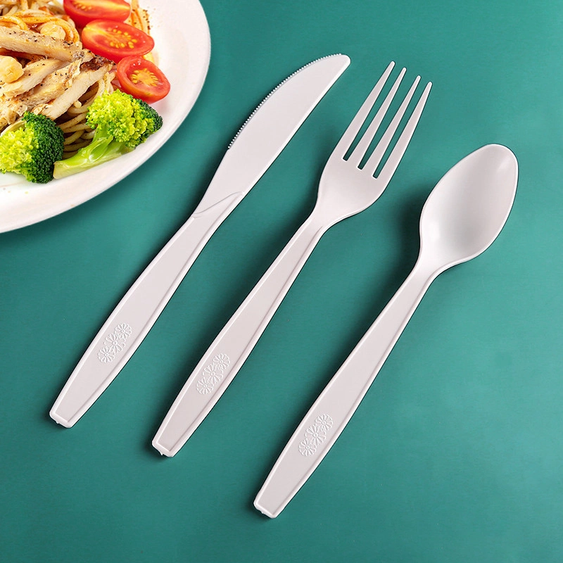 100% Bio Disposable Custom Cpla Cookware Cutlery Sets Individually Packaging 100% PLA Tableware for Restaurant Party