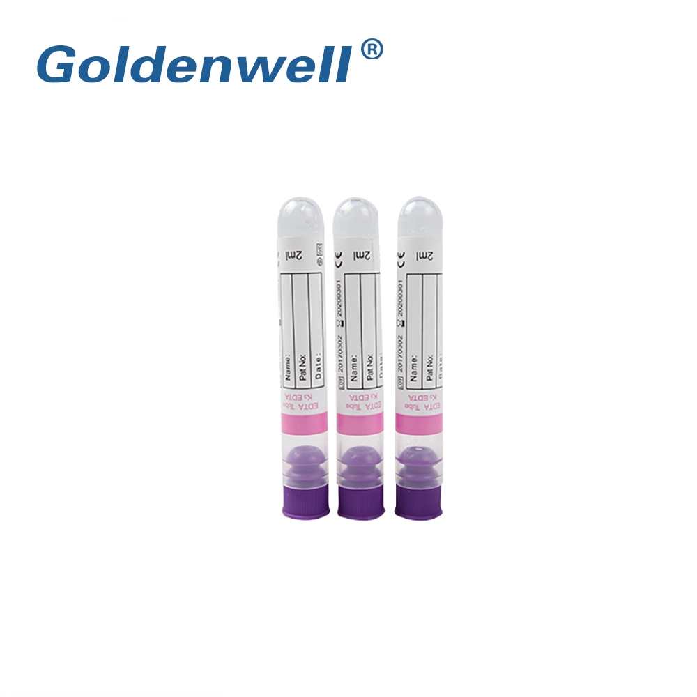 Disposable Blood Sample Non-Vacuum Blood Collection Tubes with Different Colors