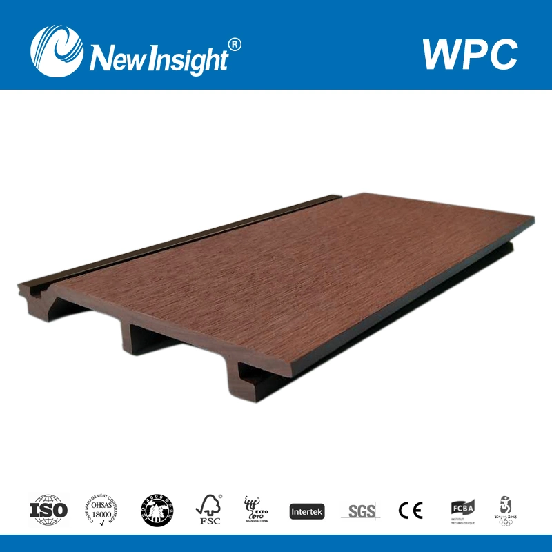 Compuesto de plástico de madera sin mantenimiento WPC el panel de pared