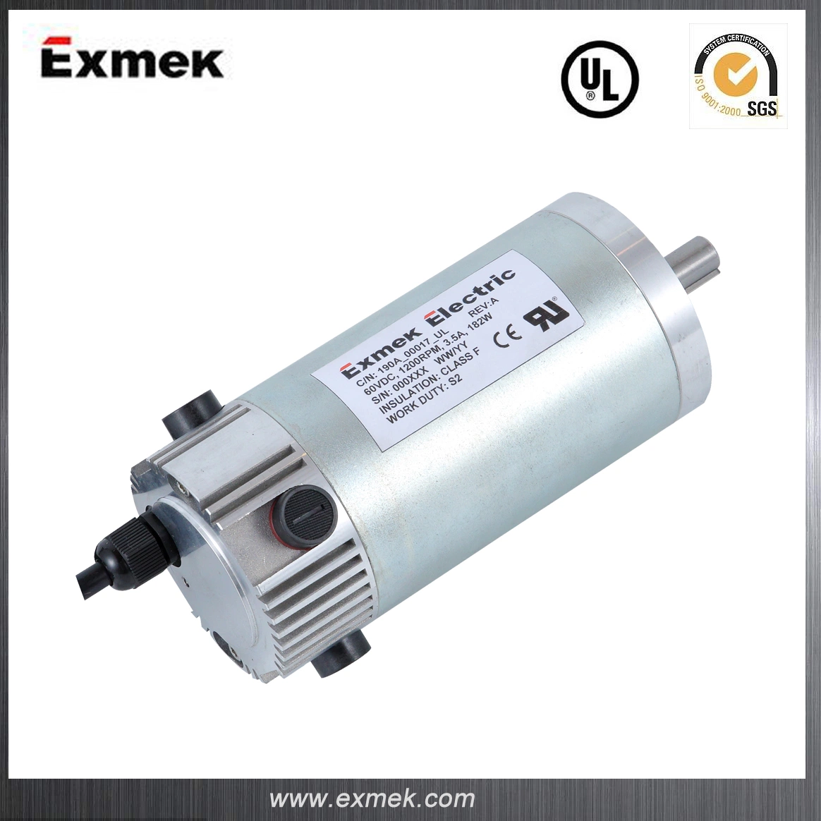 Alta calidad de 48 VCC 408 W DC Motor Eléctrico cepilla