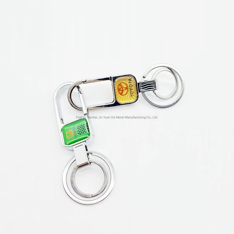 Creative Men′ S Car Key Ring Colgante cintura Tipo de botón Llavero colgante de cintura