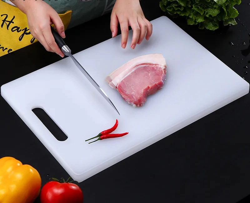 Built-in Handle Comfortable Lifting Kitchen Cutting Board with PE Chopping Blocks Board