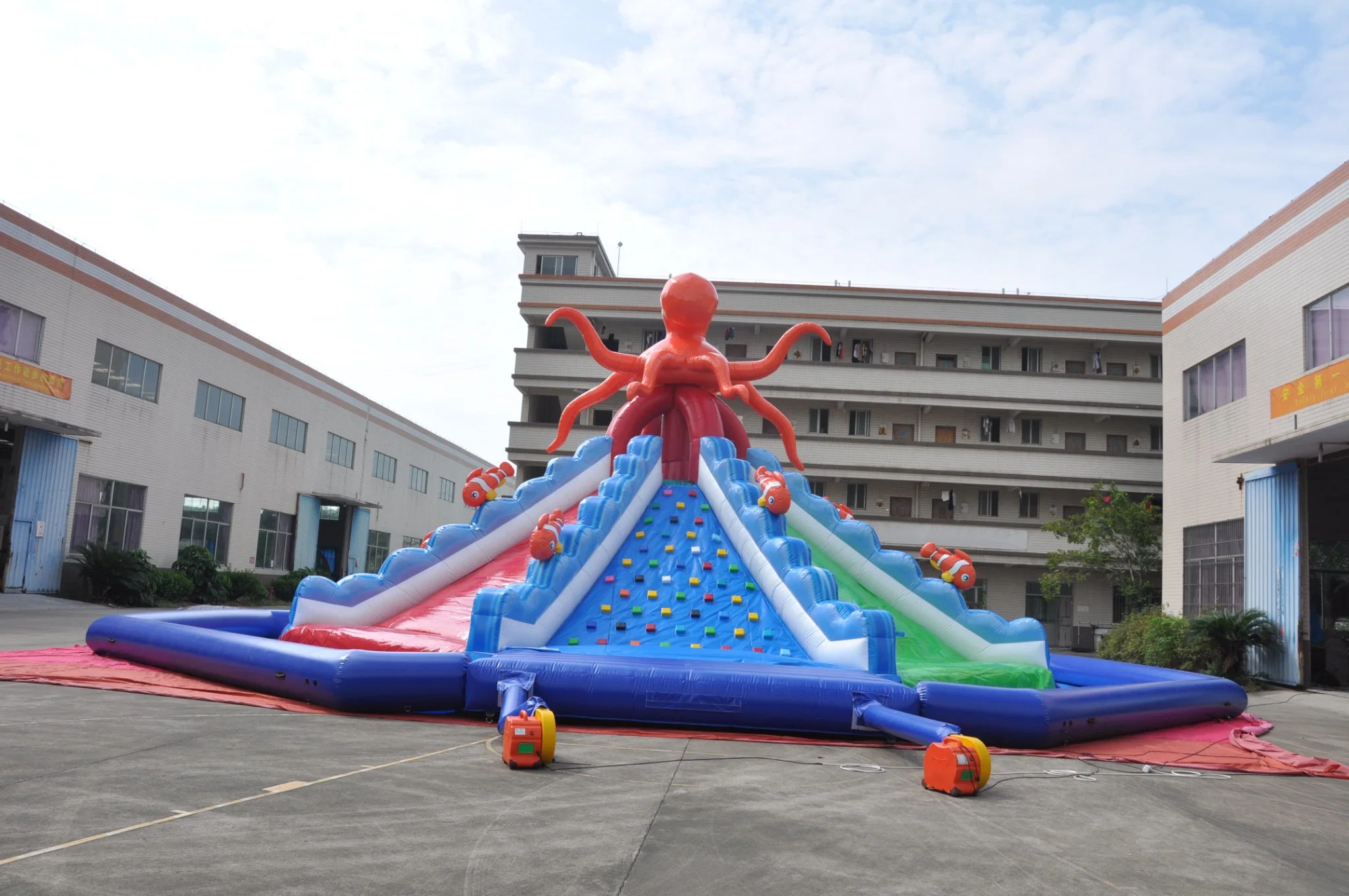 Octopus Water Park Inflatable Amusement Game (AQ01733)