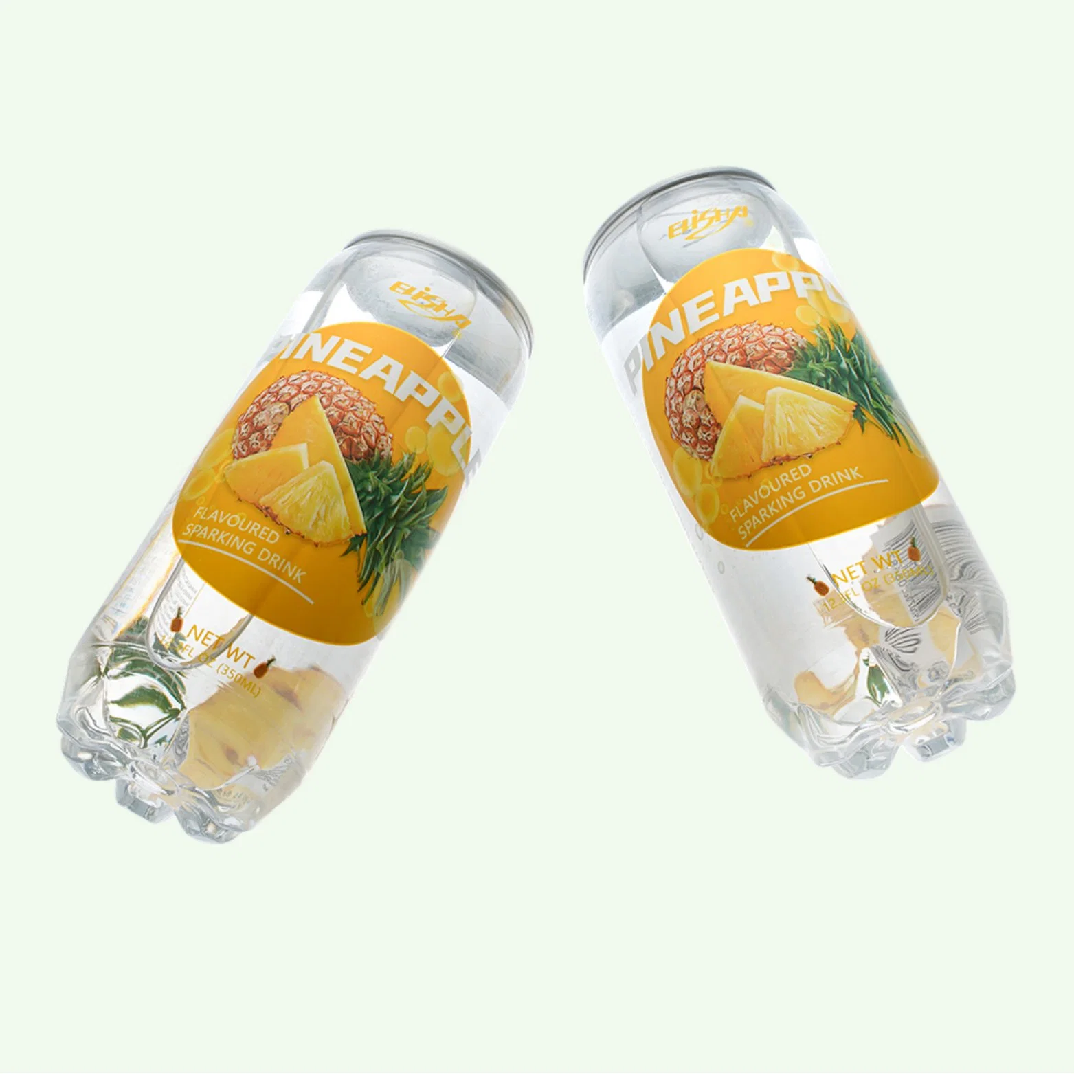 Hot sale boisson gazeuse 350 ml eau pétillante saveur fruit ananas