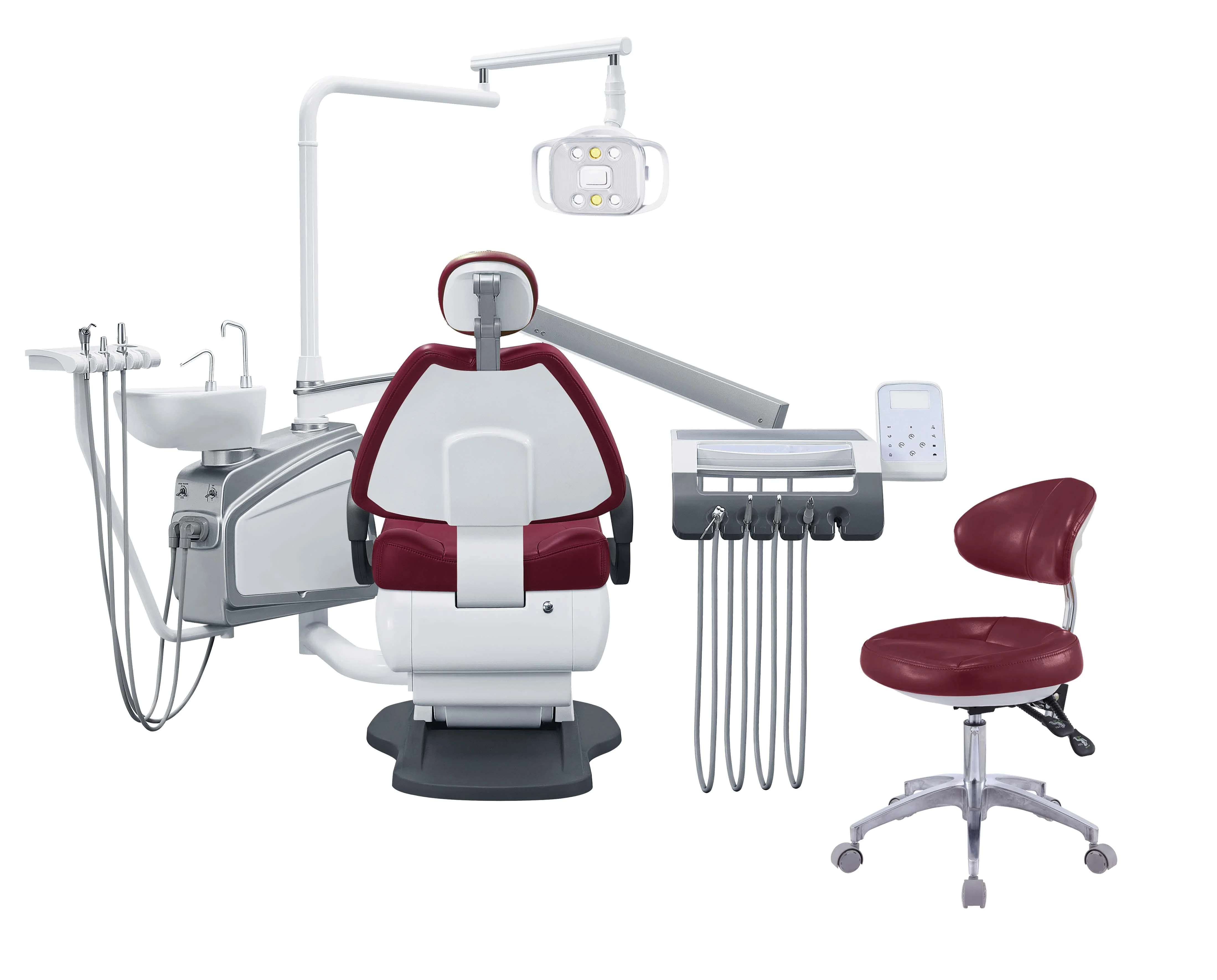 Dental Chair Luxury Dental Equipments with LED Sensor Light