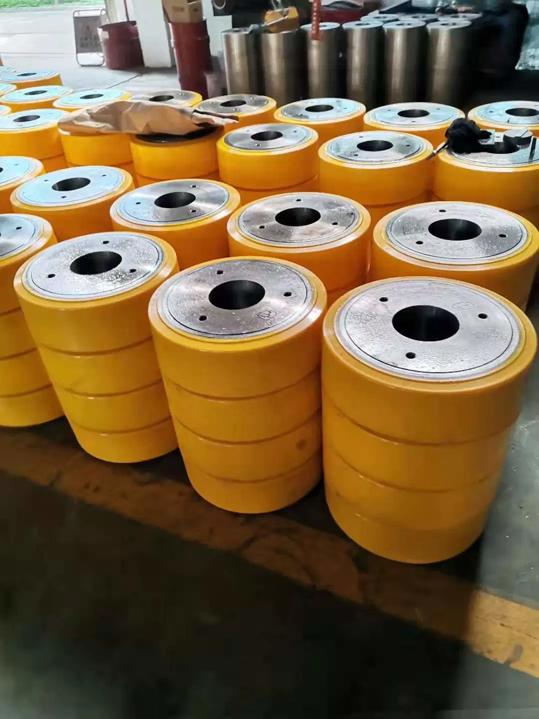 Abrasion Resisant Polyurethane Roller PU Roller Urethane Covered Roller Rubber Covered Roller Transmission Roller