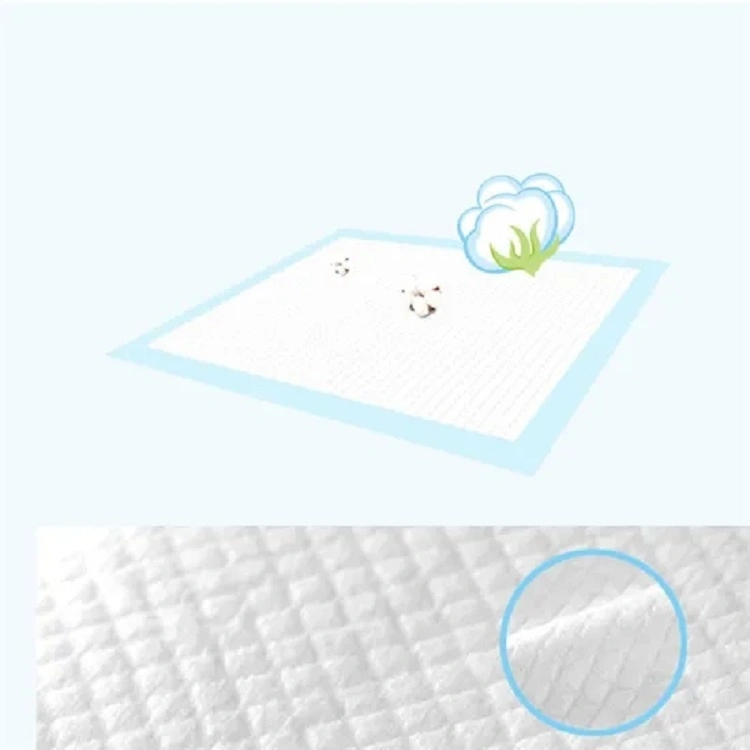 En coton absorbant adulte respirant sous le lit des plaquettes pour l'Incontinence