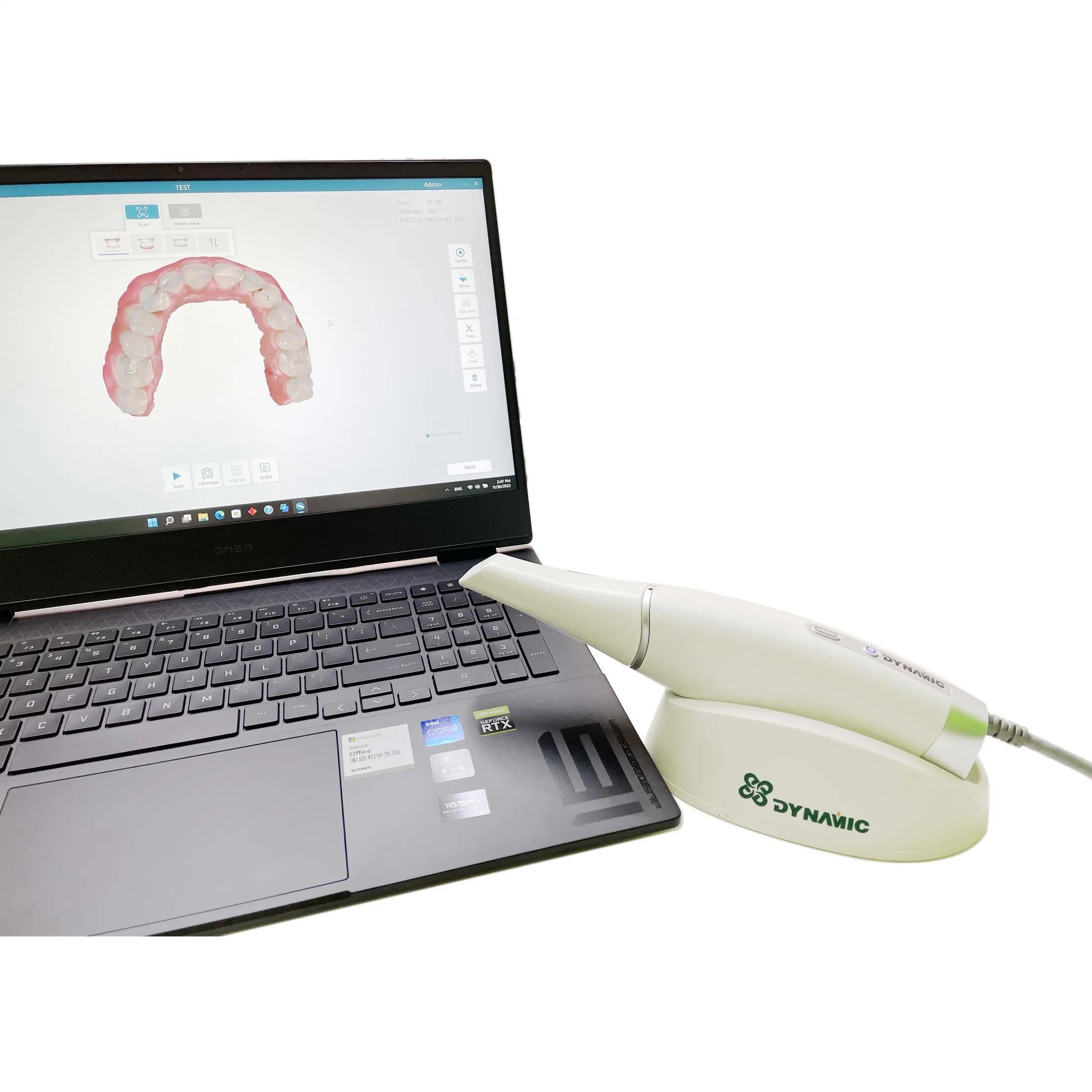 Dentist Supplies 3D Intraoral Dental Scanner with HD Images