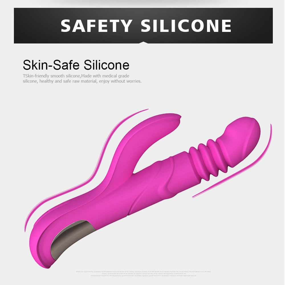 BS1021 هزاز كهربائي صغير بتقنية Silicone مع خاصية الشحن اللاسلكي Dildo أنثى Vagina الهزاز