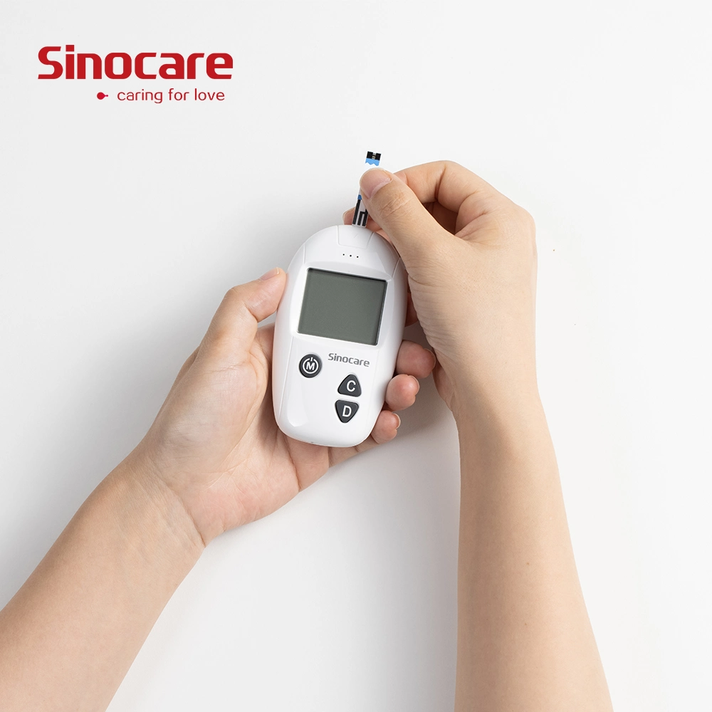 Sinocare Blood Glucose Monitor Meter Glucometer Blood Suger Testing Equipment