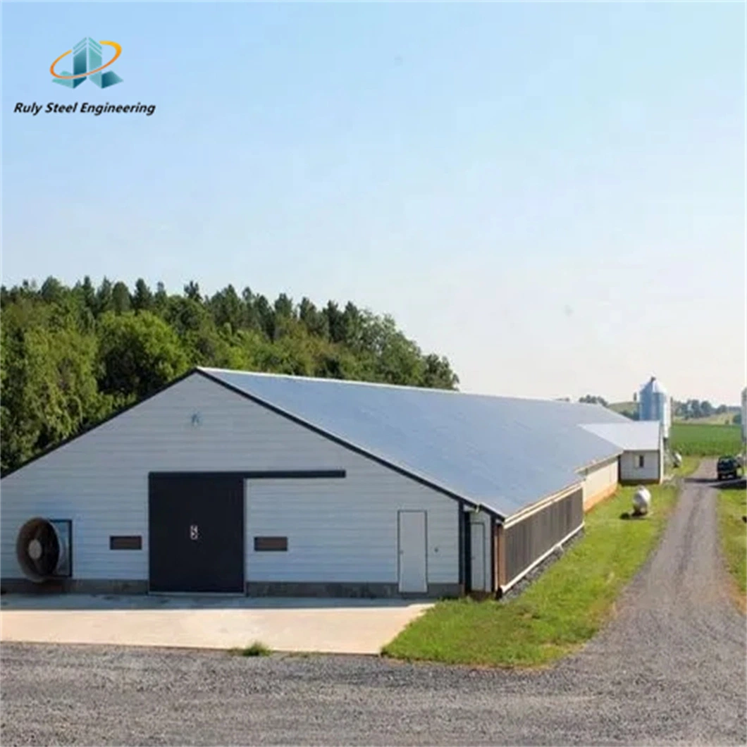 SGS Hot DIP Galvanized Stable Prefabricated Steel Warehouse