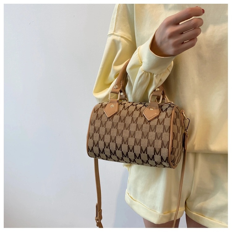 Embroidery Fabric Woman Handbags Fashion Lady Handbag Wholesale/Supplier Crossbody Shoulder Boston Bag