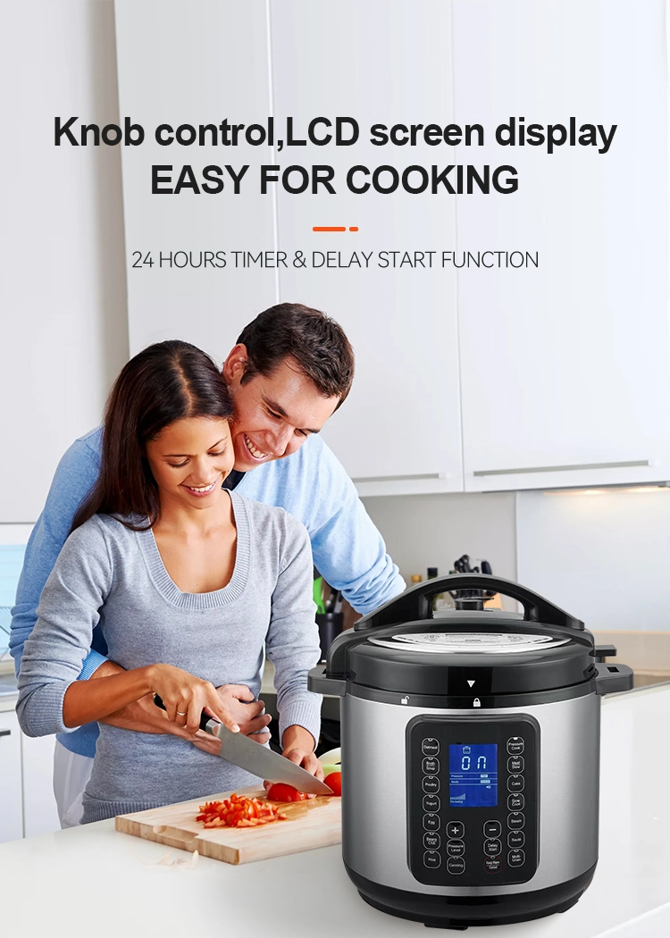 Multifunction Pressure Cooker Stainless Steel Pot Rice Cooker Non-Stick Inner Pot Electric Pressure Cookers