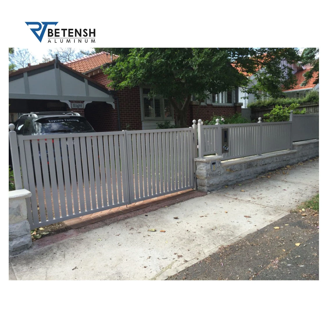 New Design Hot Sale Competitive Price Electric Cast Slats Cantilaver Sliding Barrier Door Aluminium Driveway Gate