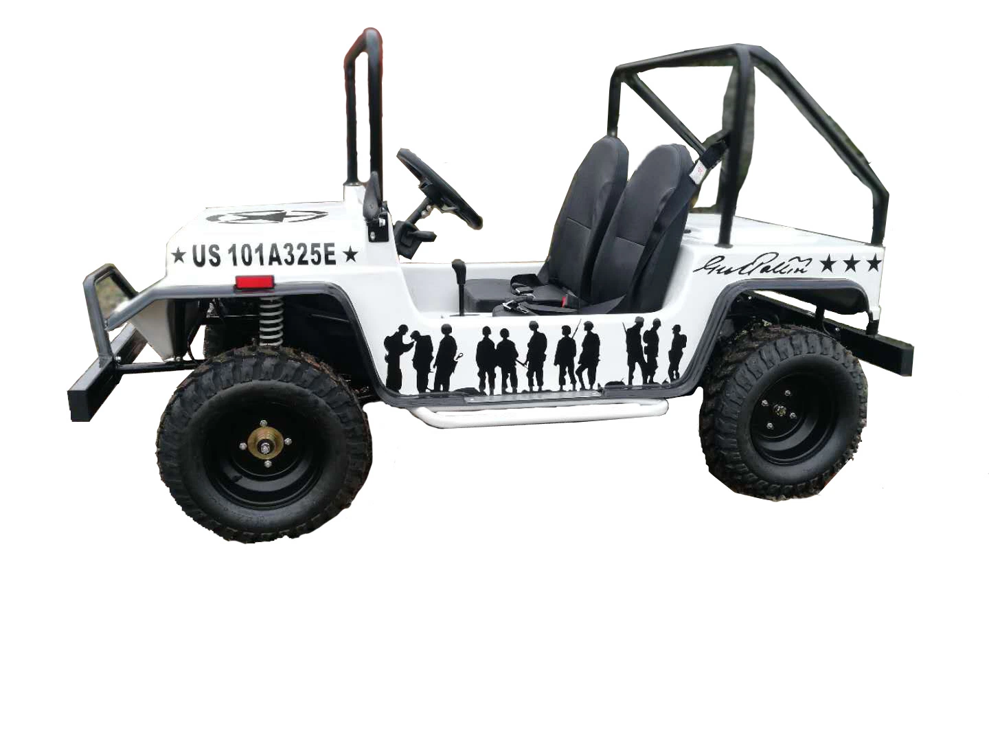 Gasoline Mini Buggy Recreation Golf Cart 150cc Mini Jeep Quad ATV for Adult Parent-Child