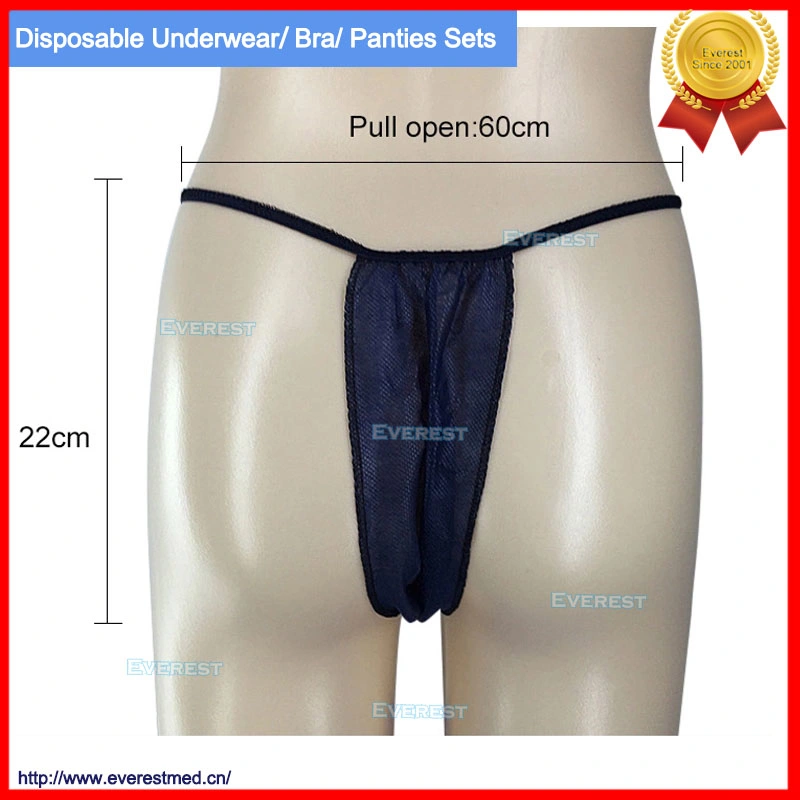 Non Woven Disposable Female G-String for SPA