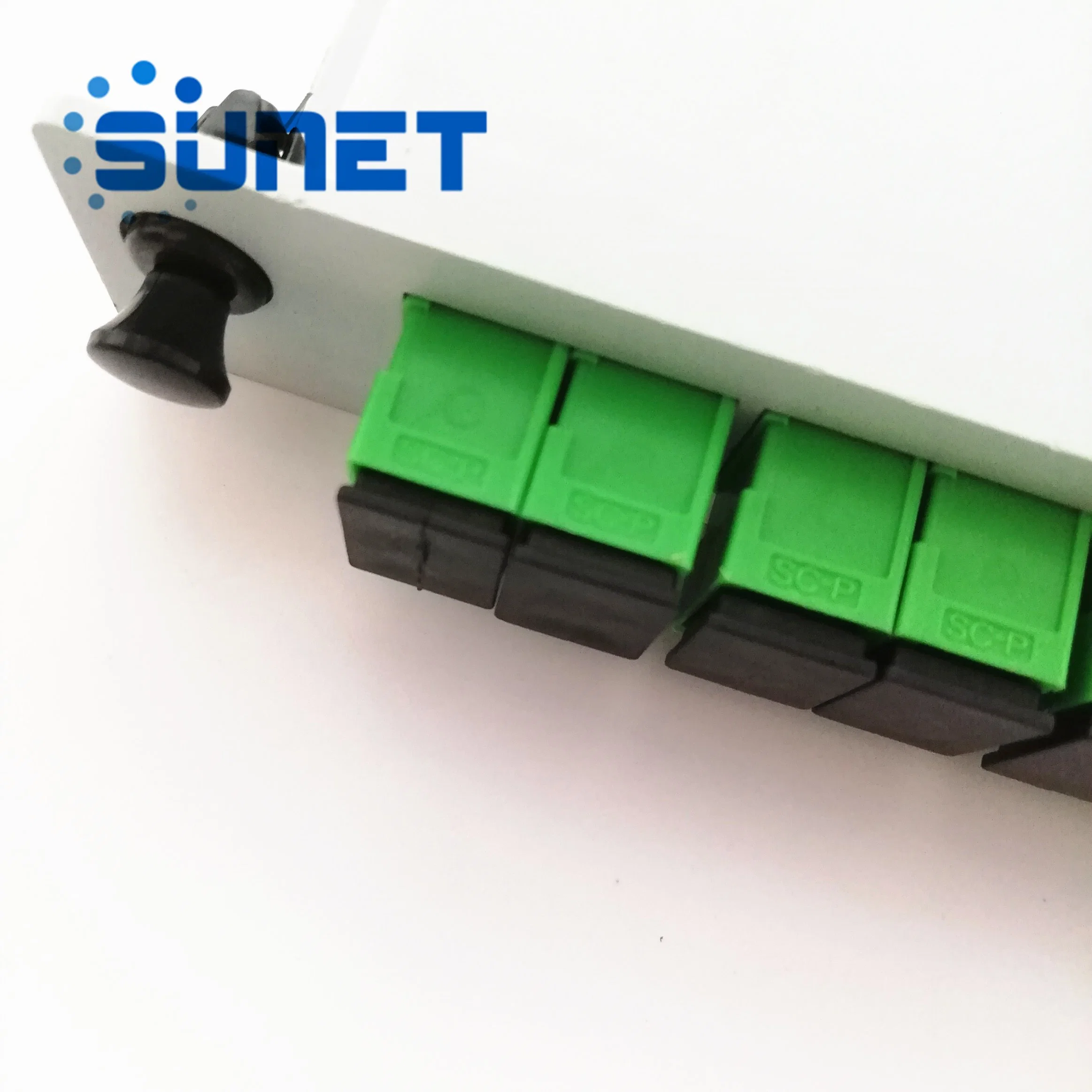 Tipo de cinta 1*8 PLC Splitter de fibra óptica con conectores SC/APC
