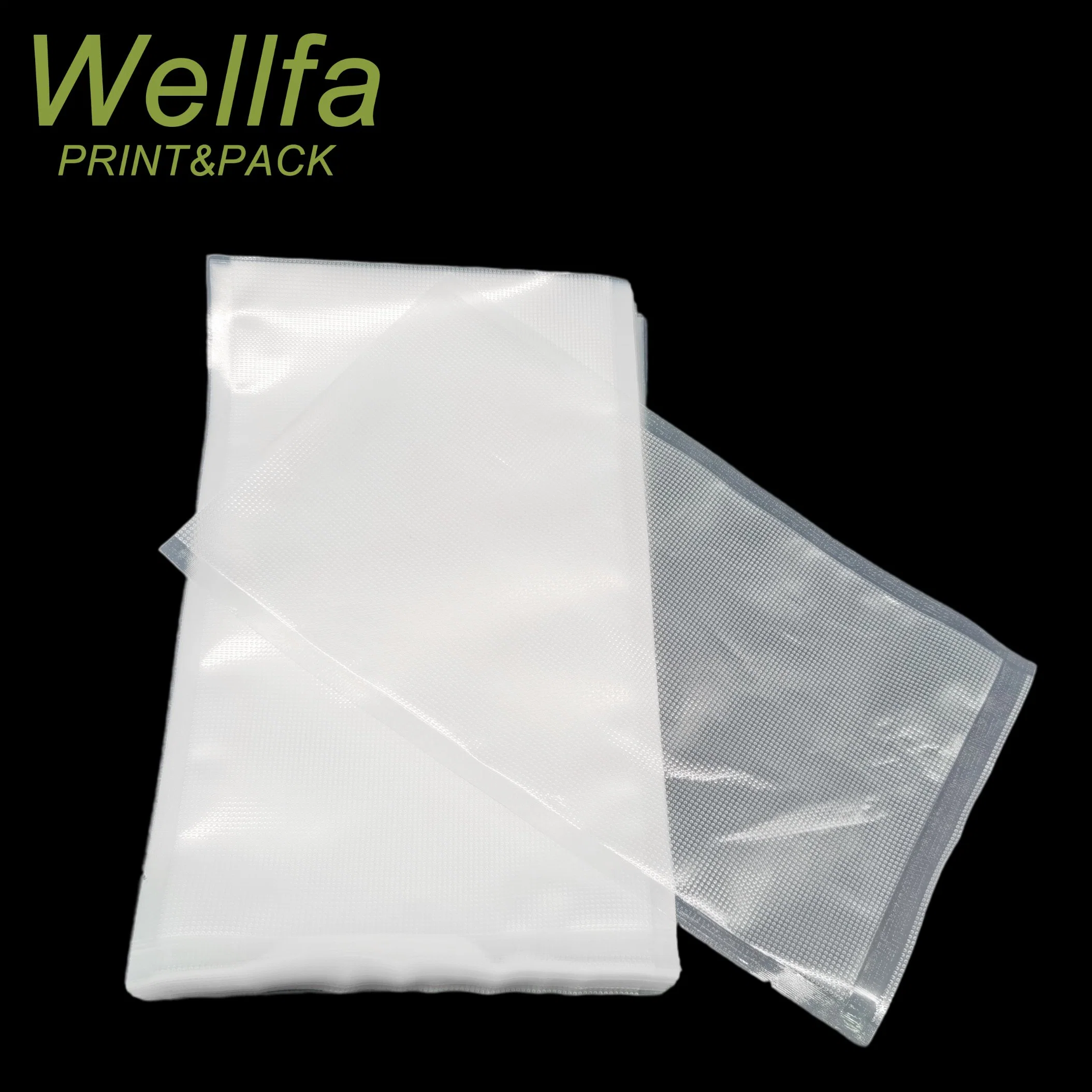 Factory OEM 250g 500g 1kg Custom Embossed Nylon Vacuum Packaging Transparent Pouch for Meat Beef Coffee Bean