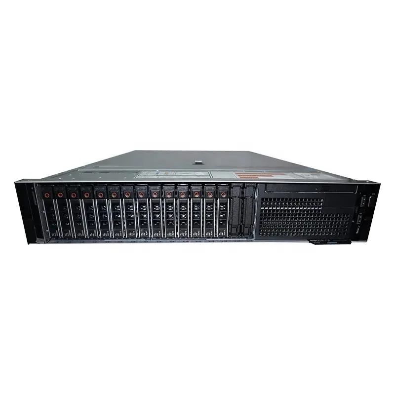 الخادم طراز PowerEdge Interl Xeon E5-2600V3 E5-2600V4 ذو حد الطاقة طراز R730xd 2U الحالة