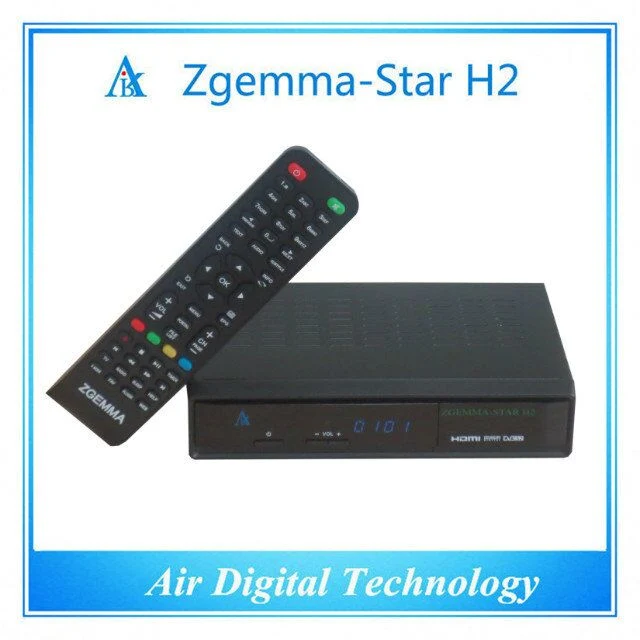 DVB-S2+DVB-T2/C de doble núcleo receptor de satélite digital Zgemma-Star H2