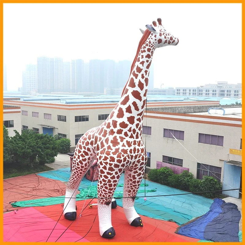 Modelo animal de Giraffe gigante inflable Aoqi