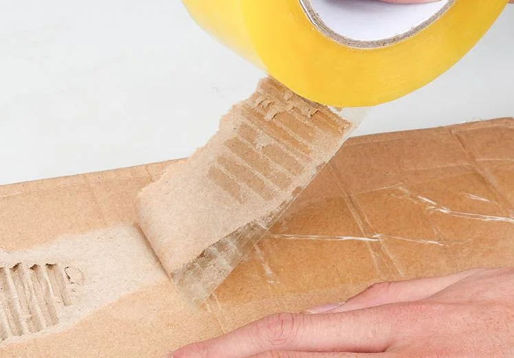 Shandong Factory BOPP Packing Tape Adhesive Transparent for Carton Sealing