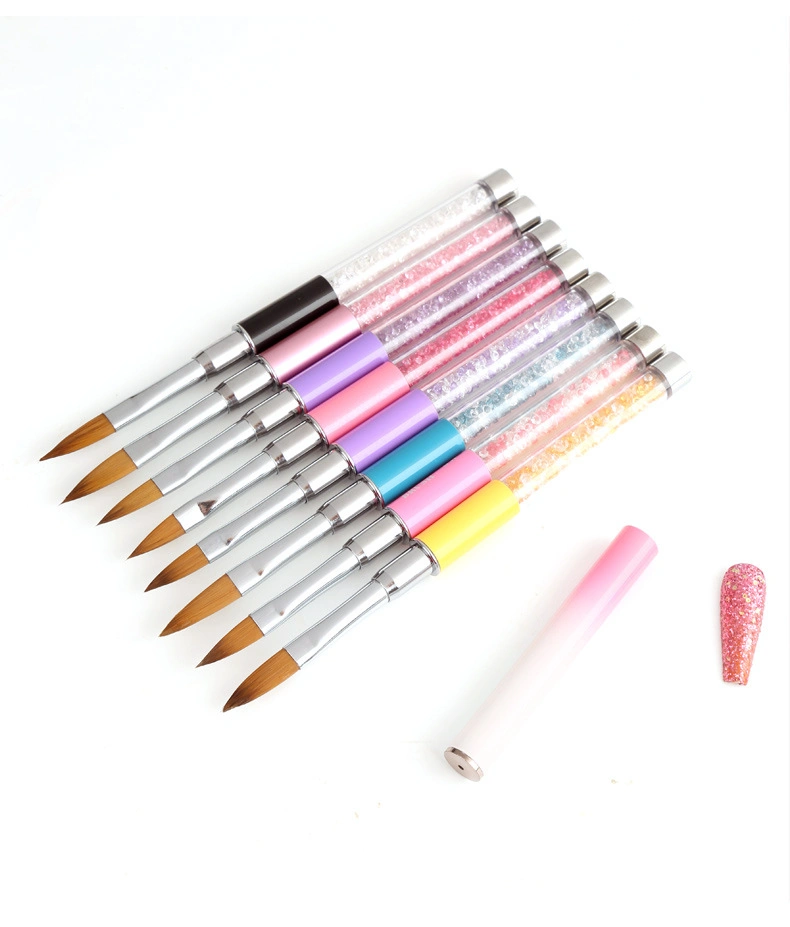 Nail Drawing Brush for Manicure UV Gel Carving Nail Pen Brush