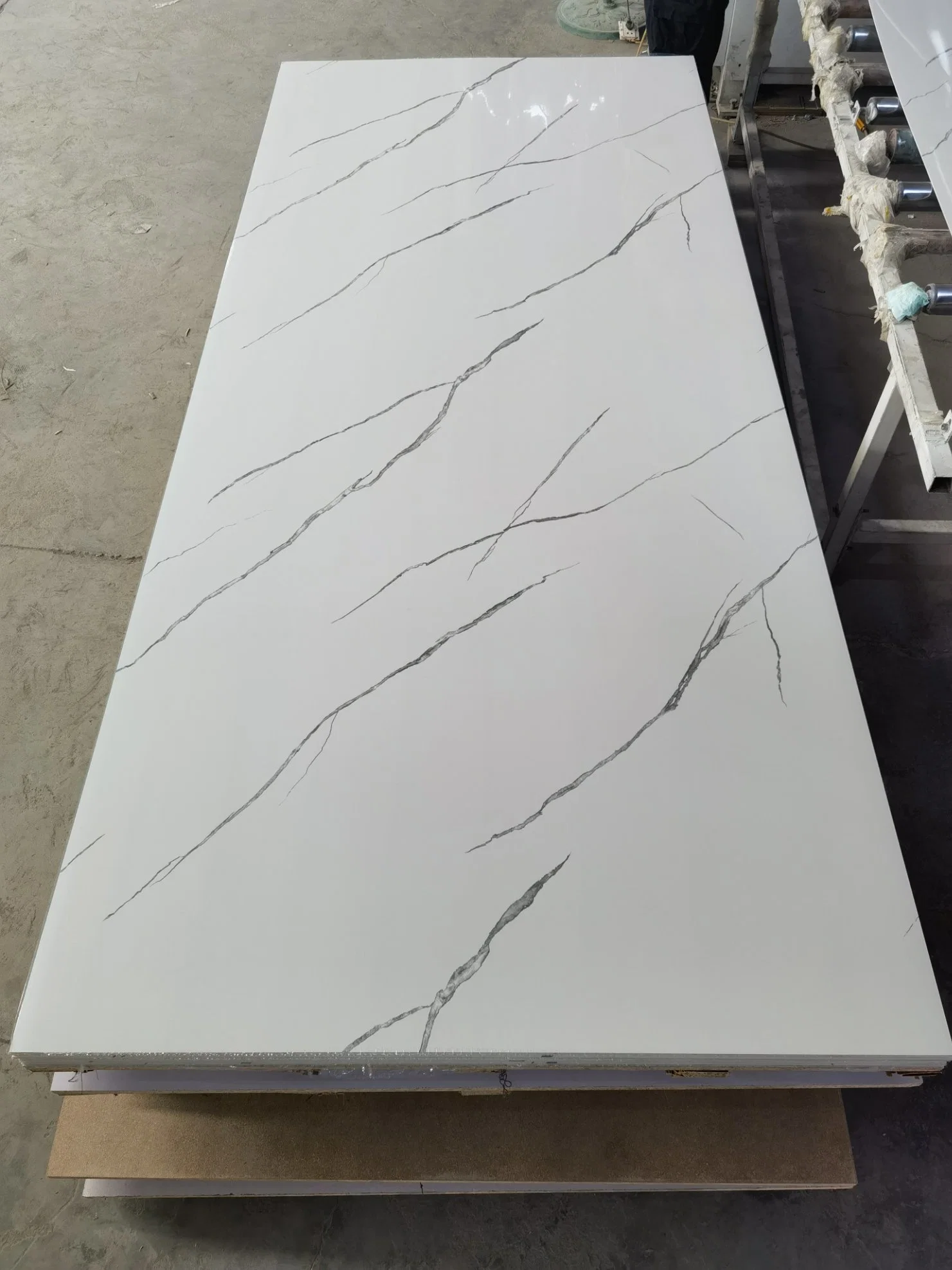 1220X2800mm 3mm Interior Decorative Marble PVC UV Sheet Board