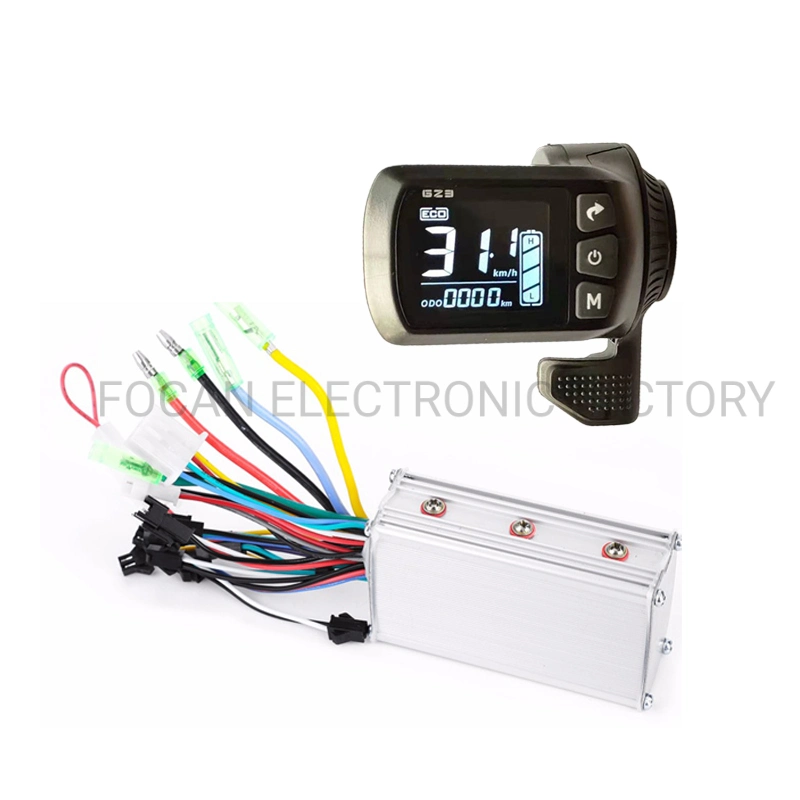 24V-48V/36V-60V 350W Electric Bicycles Scooter Motor Controller LCD Display Panel Thumb Throttle Ebike Brushless Controller