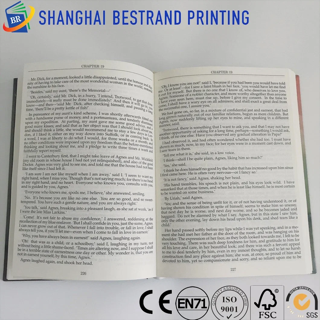 High Quality Hardcover Exercise Book Printing with Section Sewn