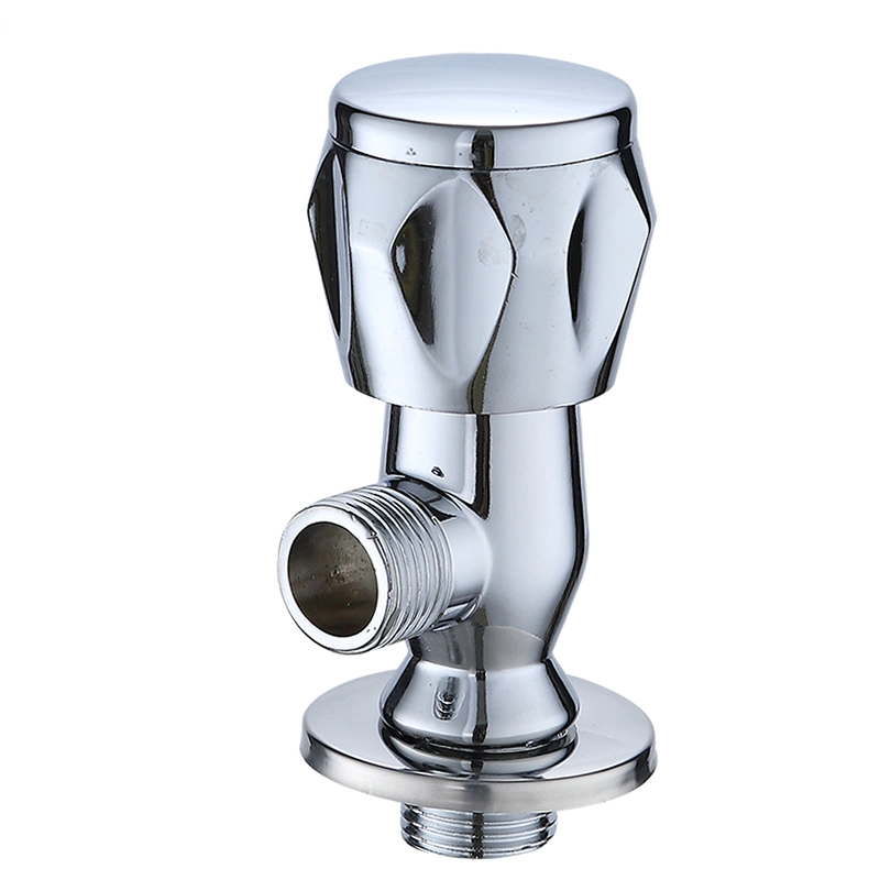 Saint Lucia Hot Sales Chrome Plated Cold Drain 90 Degree Zinc Angle Valve Bathroom Stop Valve